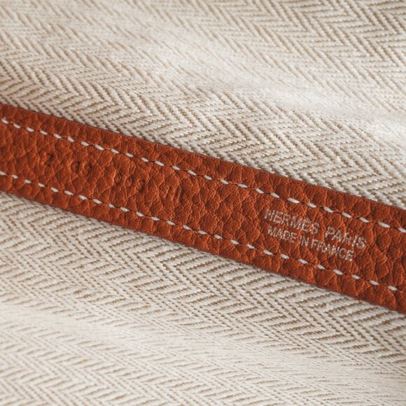 Hermes Gold Negonda Garden Party 36 Brown Leather Tote - Picture 12 of 14